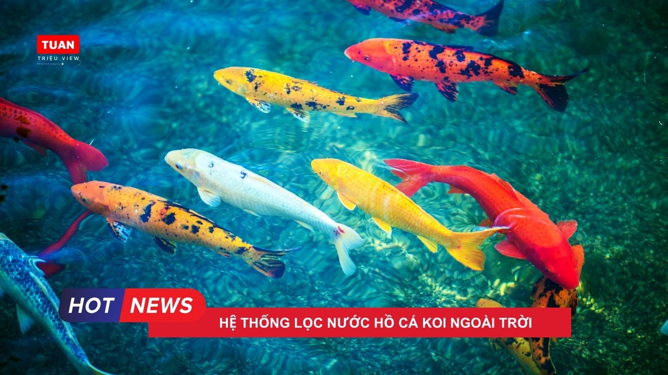 Hệ thống lọc nước hồ cá Koi ngoài trời Hệ thống lọc nước hồ cá Koi ngoài trời