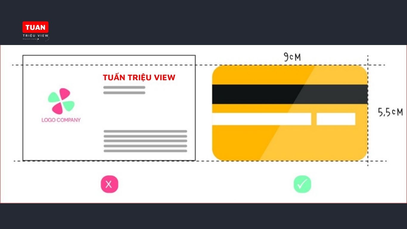 Kích thước card visit