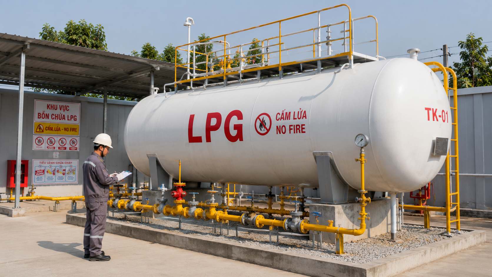 bình chứa gas LPG