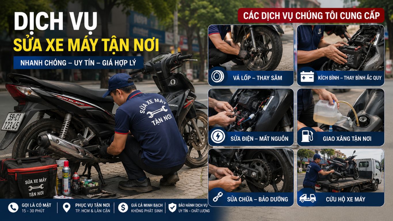 dịch vụ sửa xe máy tận nơi dịch vụ sửa xe máy tận nơi