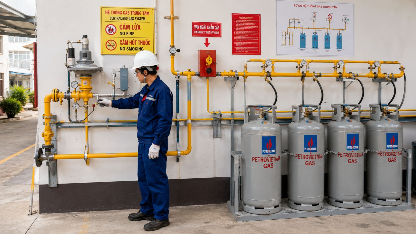 hệ thống gas công nghiệp