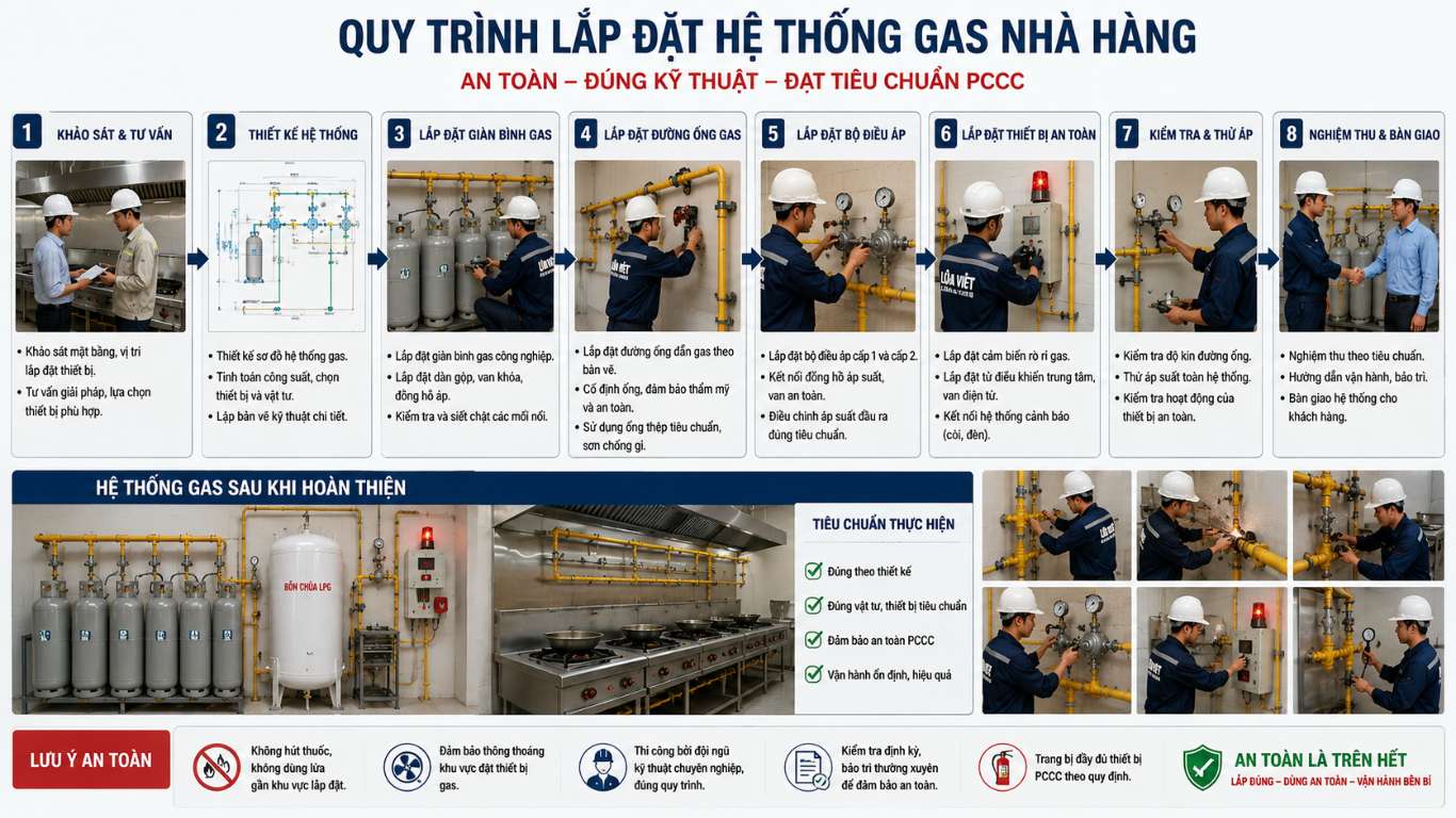 quy trình lắp đặt hệ thống gas quy trình lắp đặt hệ thống gas