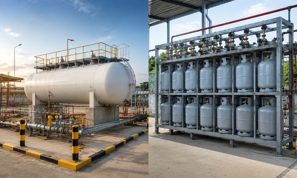 Nhà máy nên chọn bồn LPG hay giàn bình dựa trên những thông tin nào?